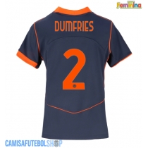 Camisa de time de futebol Inter Milan Denzel Dumfries #2 Replicas 3º Equipamento Feminina 2025-26 Manga Curta